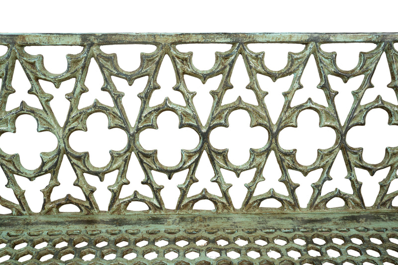 Biscottini Panchina Liberty in ghisa finitura anticata Molto Robusta, stabile Offerta