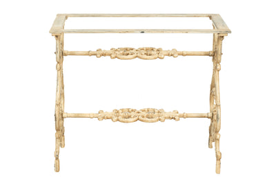 Biscottini Base tavolo in ghisa finitura anticata Molto stabile, robusta Offerta Speciale