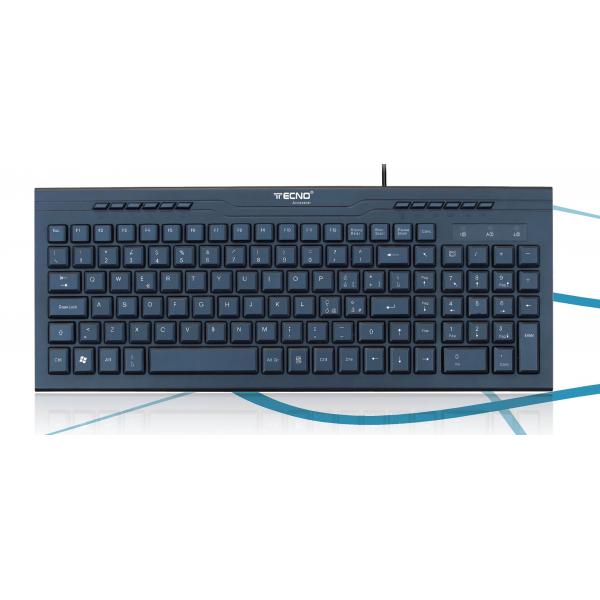 Tecno Tastiera Multimediale Usbnero Retail Tc-932