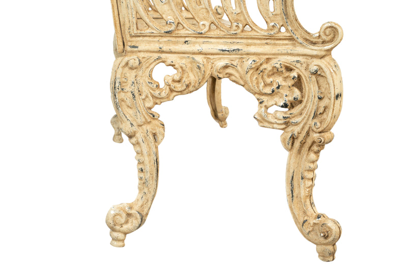 Biscottini Panchina Liberty in ghisa finitura anticata Molto Robusta, stabile Offerta