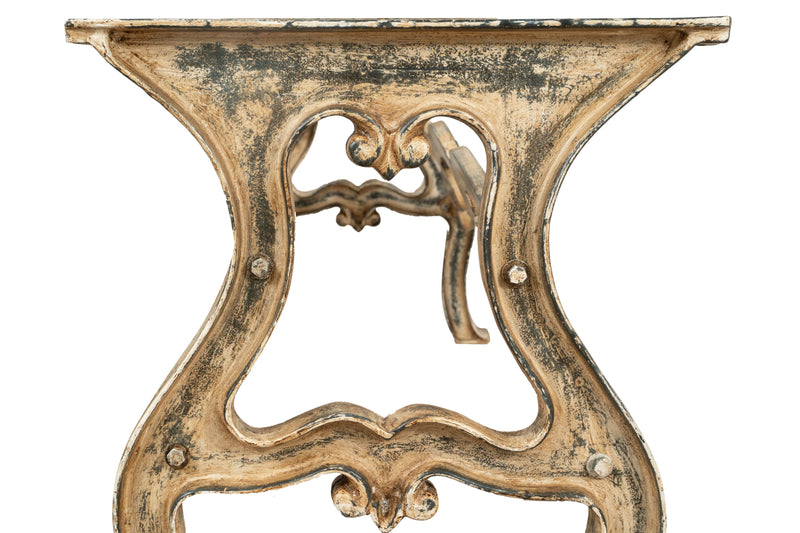 Biscottini Base tavolo in ghisa finitura anticata Molto stabile, robusta Offerta Speciale