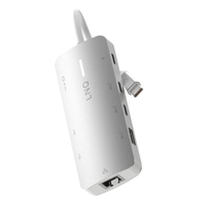 Hub USB Linq Byelements LQ49081 Bianco Grigio