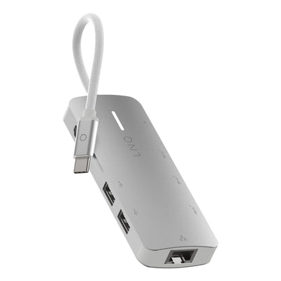 Hub USB Linq Byelements LQ49081 Bianco Grigio