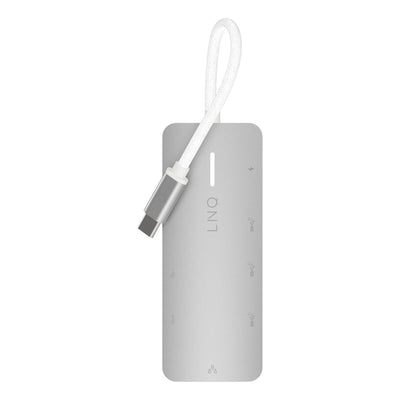 Hub USB Linq Byelements LQ49081 Bianco Grigio
