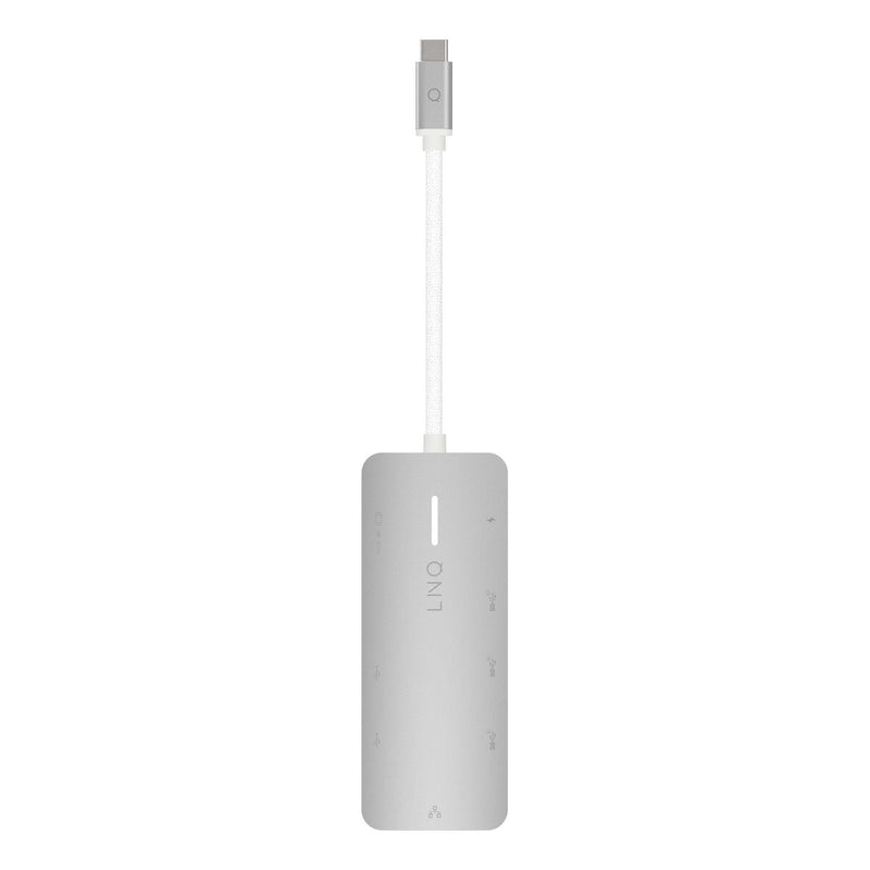 Hub USB Linq Byelements LQ49081 Bianco Grigio