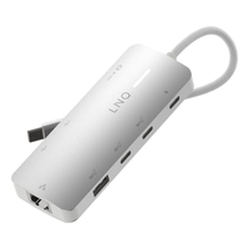 Hub USB Linq Byelements LQ49081PS Bianco Grigio