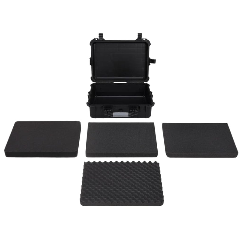 Valigetta da Volo Portatile Nera 52x40x19 cm in PP
