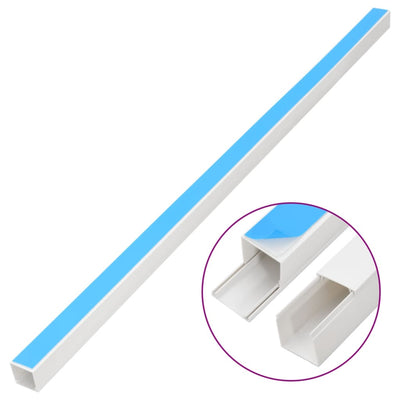 Canalina Per Cavi Autoadesiva 20x10 Mm 10 M In Pvc