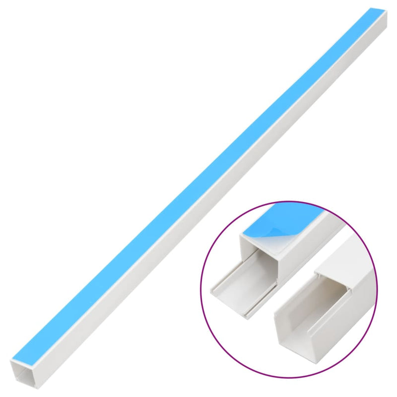Canalina Per Cavi Autoadesiva 20x10 Mm 10 M In Pvc