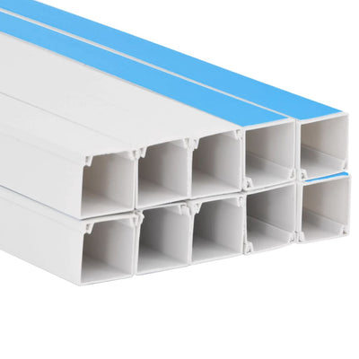Canalina Per Cavi Autoadesiva 20x10 Mm 10 M In Pvc