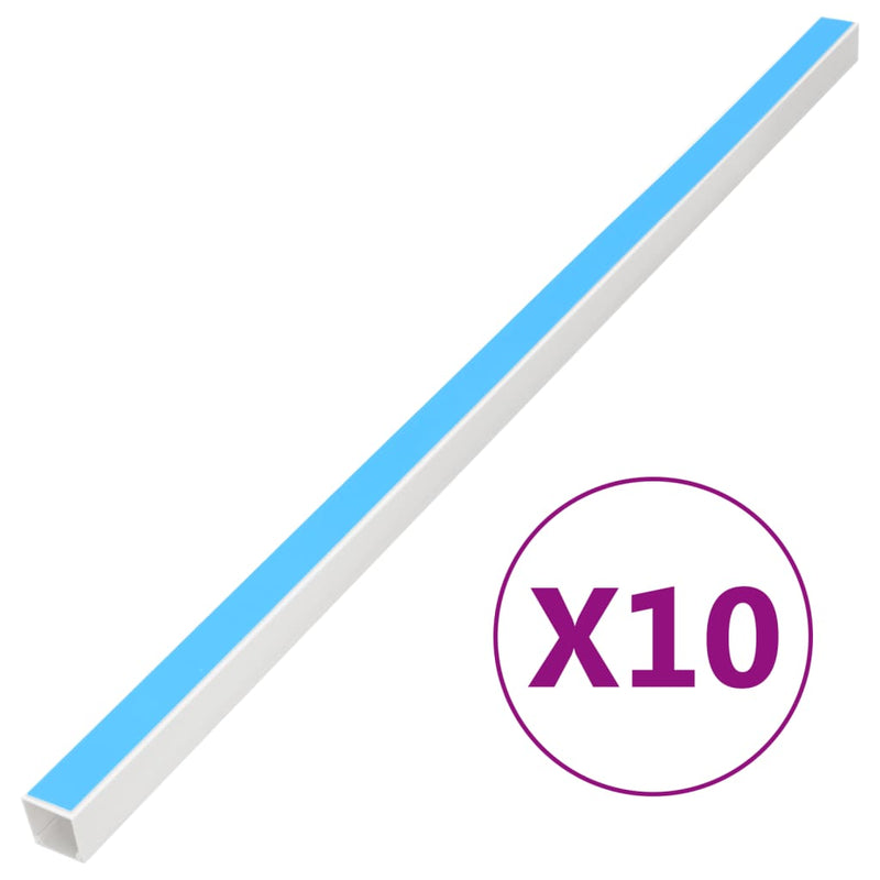 Canalina Per Cavi Autoadesiva 40x25 Mm 10 M In Pvc