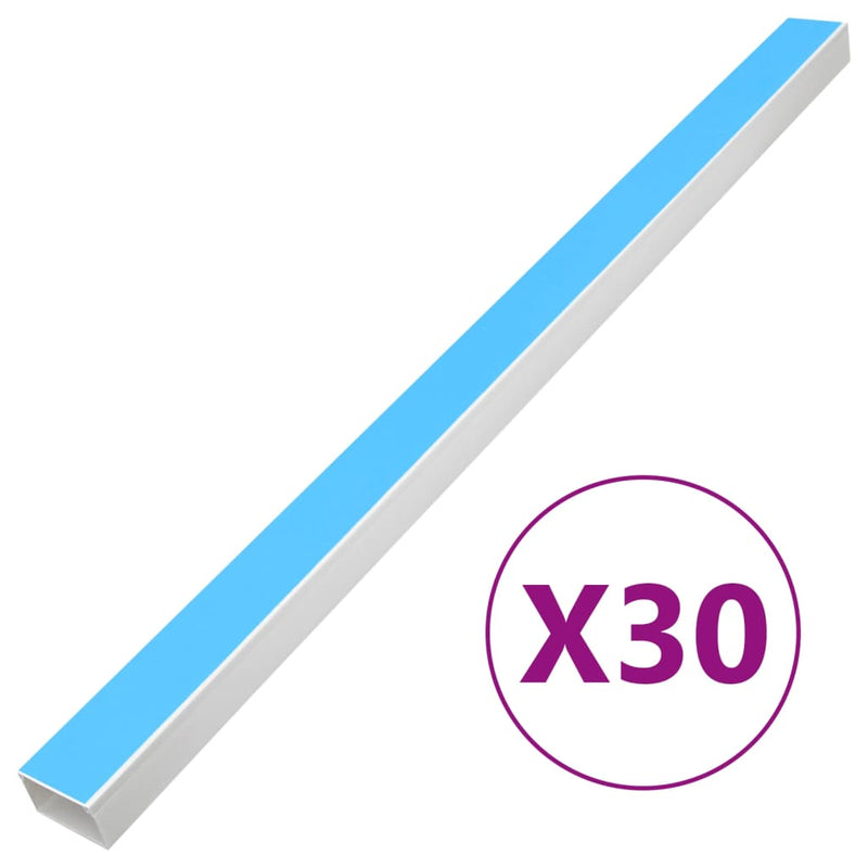 Canalina Per Cavi Autoadesiva 60x40 Mm 30 M In Pvc