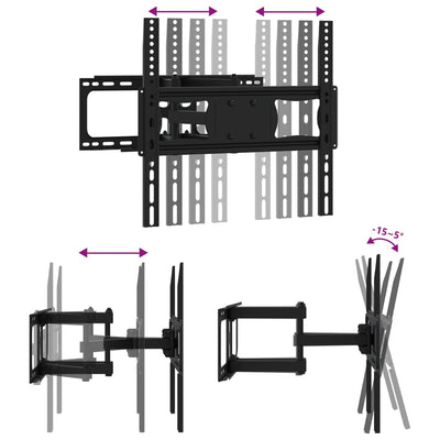 Supporto A Parete Per Schermo 26"-70" Max Vesa 400x400 Mm 40kg