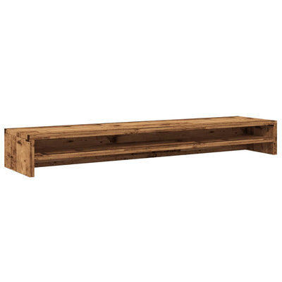 Supporto Per Monitor Legno Antico 100x24x13cm Legno Multistrato