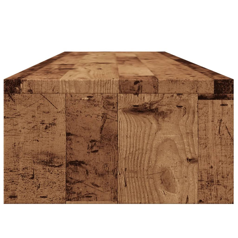 Supporto Per Monitor Legno Antico 100x24x13cm Legno Multistrato