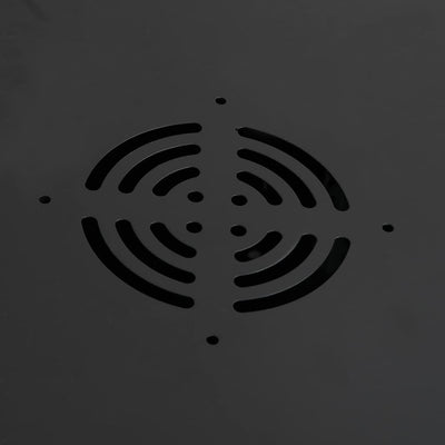 Armadietto Di Rete Nero 53 X 45 X 21 Cm Acciaio