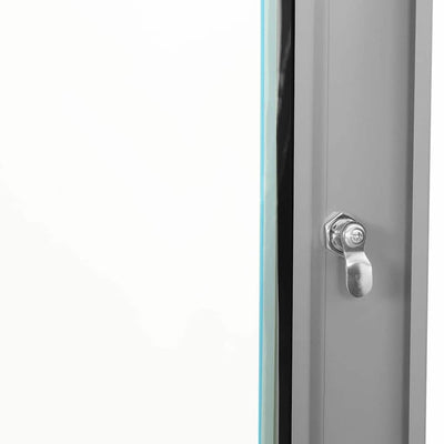 Armadietto Di Rete Grigio 53 X 45 X 21 Cm Acciaio