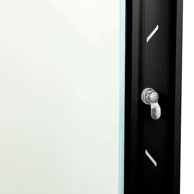 Armadietto Di Rete Nero 53 X 60 X 45 Cm Acciaio