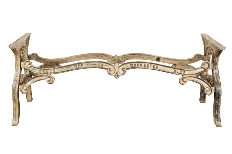 Biscottini Base tavolo in ghisa finitura anticata Molto stabile, robusta Offerta Speciale