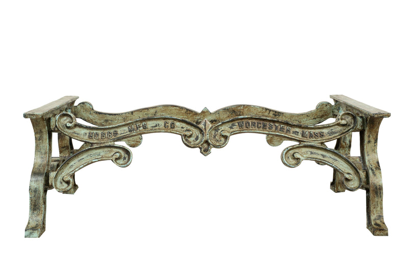 Biscottini Base tavolo in ghisa finitura anticata Molto stabile, robusta Offerta Speciale