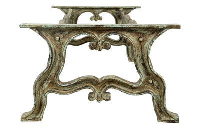 Biscottini Base tavolo in ghisa finitura anticata Molto stabile, robusta Offerta Speciale