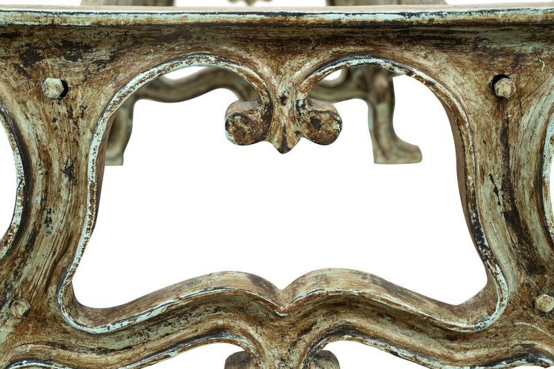 Biscottini Base tavolo in ghisa finitura anticata Molto stabile, robusta Offerta Speciale