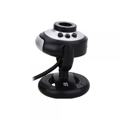 Webcam Hd 640x480 Con Microfonoe Luce Led Usb2.0 Nero Cod.33861