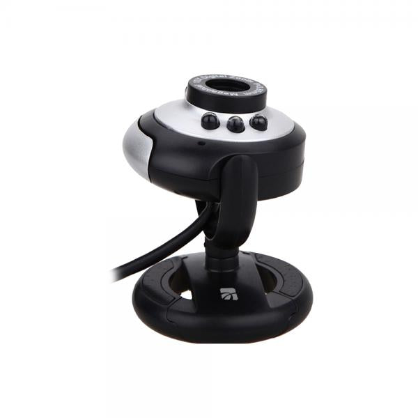 Webcam Hd 640x480 Con Microfonoe Luce Led Usb2.0 Nero Cod.33861