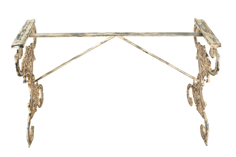 Biscottini Base tavolo in ghisa finitura anticata Molto stabile, robusta Offerta Speciale