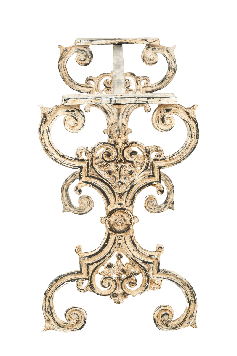 Biscottini Base tavolo in ghisa finitura anticata Molto stabile, robusta Offerta Speciale