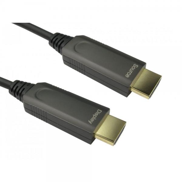 Cables Direct AOCHDMI-015 cavo HDMI 15 m HDMI tipo A [Standard] Nero (15m Active Optical HDMI Cable  48Gbps, 8k @60Hz)