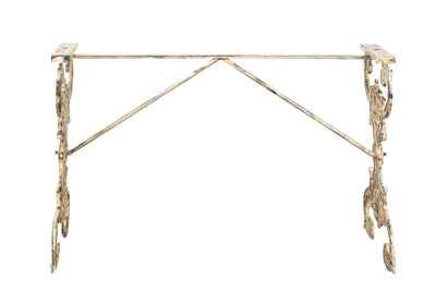 Biscottini Base tavolo in ghisa finitura anticata Molto stabile, robusta Offerta Speciale