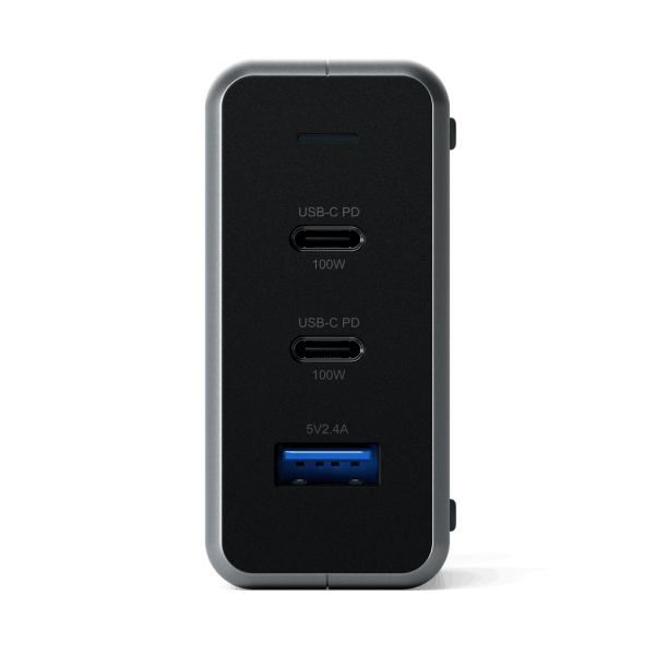 Satechi ST-TC100GM-EU Caricabatterie per dispositivi mobili Universale Grigio AC Auto (Satechi ST-TC100GM - str?mforsyningsad)