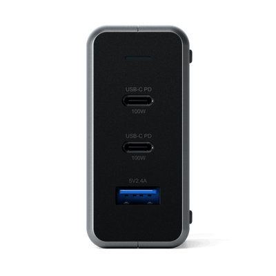 Satechi ST-TC100GM-EU Caricabatterie per dispositivi mobili Universale Grigio AC Auto (Satechi ST-TC100GM - str?mforsyningsad)
