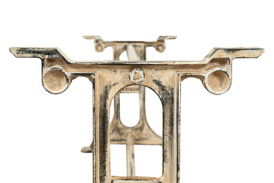 Biscottini Base tavolo in ghisa finitura anticata Molto stabile, robusta Offerta Speciale