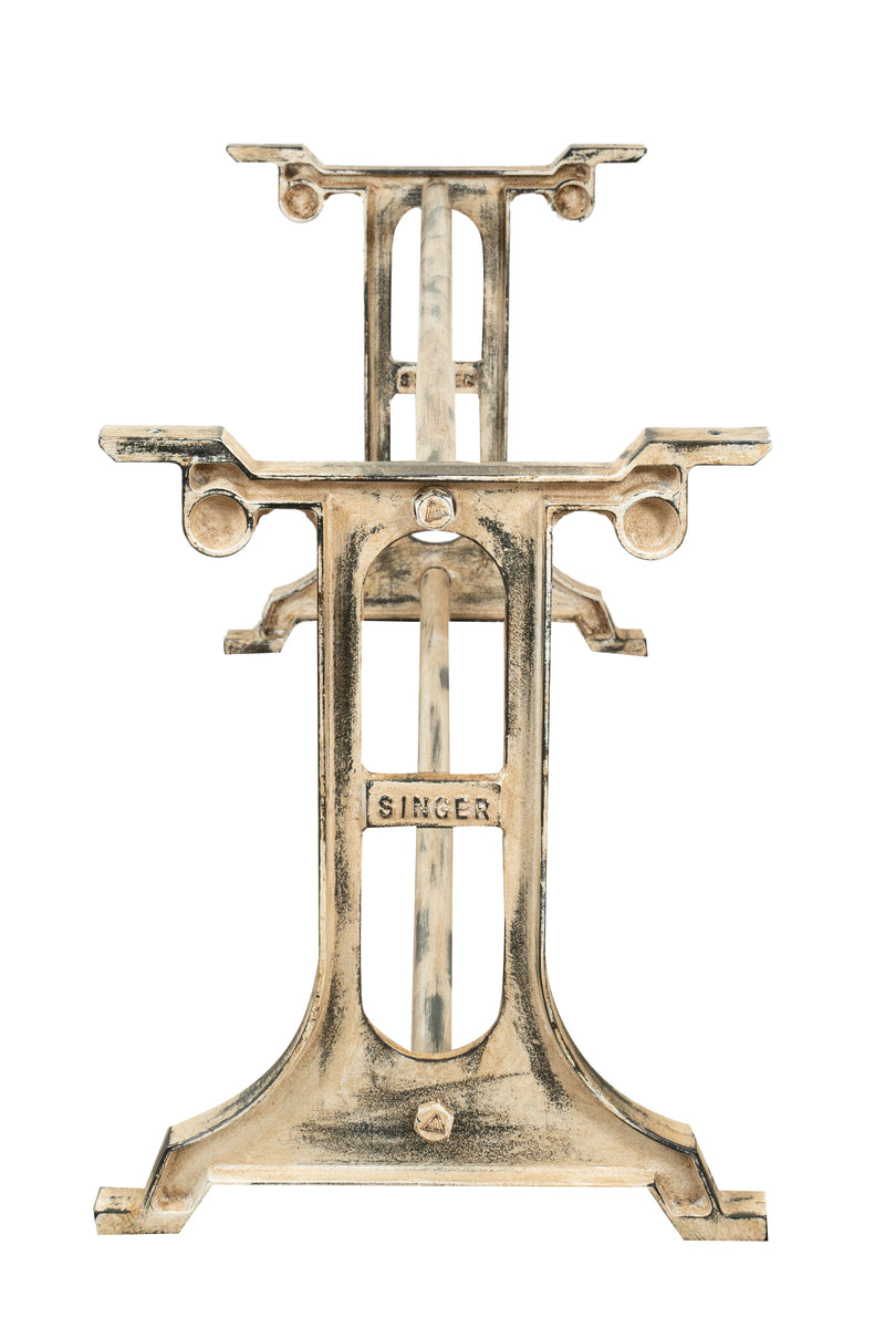 Biscottini Base tavolo in ghisa finitura anticata Molto stabile, robusta Offerta Speciale