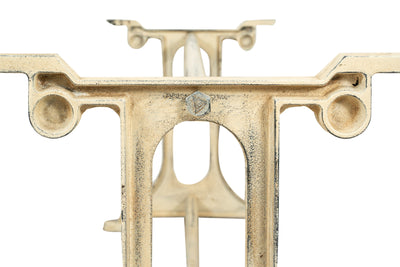 Biscottini Base tavolo in ghisa finitura anticata Molto stabile, robusta Offerta Speciale