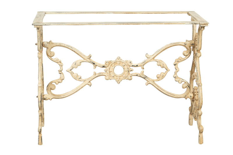 Biscottini Base tavolo in ghisa finitura anticata Molto stabile, robusta Offerta Speciale