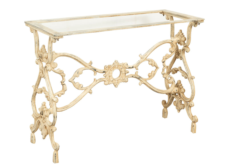 Biscottini Base tavolo in ghisa finitura anticata Molto stabile, robusta Offerta Speciale