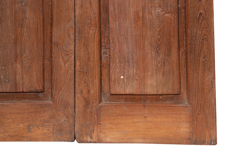 Biscottini Porta in legno massello e ferro da interno o da esterno vecchia e antica medievale