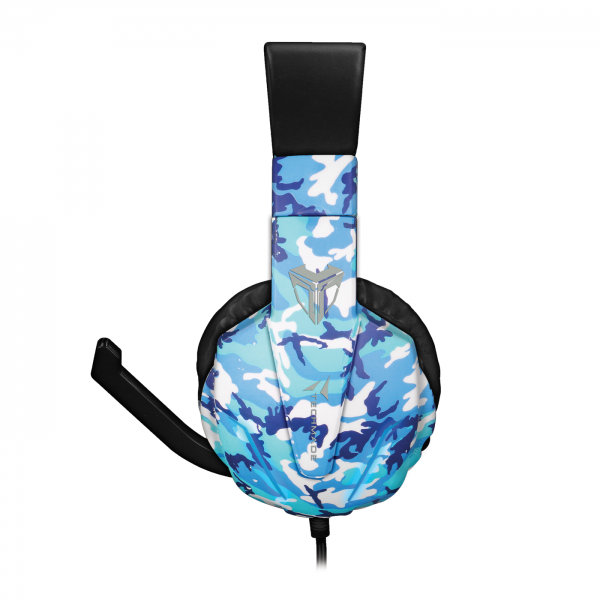 Techmade Cuffie Gaming Mult.conmicrof. 3.5mm Camouflage Tm-fl1-camblu