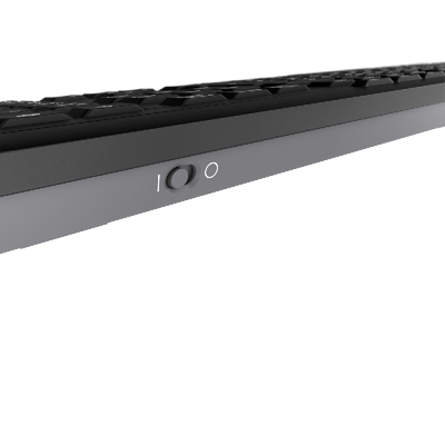 CHERRY Stream Desktop tastiera Mouse incluso Ufficio RF Wireless QWERTY Inglese UK Nero (CHERRYSTREAMDESKTOP UK LAYOUT - KEYBOARD AND MOUSE SET USB BLACK) - Versione UK