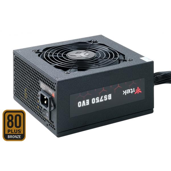 Alimentatore Itek Taurus BS 750 - 750W Output - Semi-Modulare - Ventola FDB 12cm - 80 Plus Bronze - ATX
