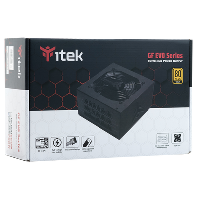 Alimentatore Itek GF750 EVO - 750W - 80Plus Gold - Ventola FDB 12cm - Modulare - ATX