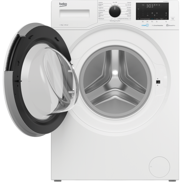 Beko Lavatrice 9kg Steamcure B Inverter Vapore 1400giri Wty91436si-it
