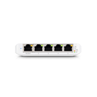 Switch di rete Ubiquiti Unifi Switch UniFi USW Flex Mini - 5 porte RJ-45 - Gestito (Managed) - Gigabit Ethernet (10/100/1000) - Supporto Power over Ethernet (PoE)