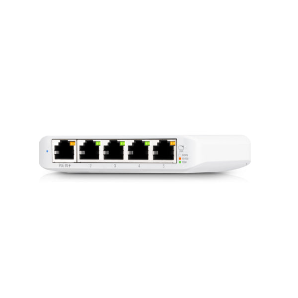 Switch di rete Ubiquiti Unifi Switch UniFi USW Flex Mini - 5 porte RJ-45 - Gestito (Managed) - Gigabit Ethernet (10/100/1000) - Supporto Power over Ethernet (PoE)