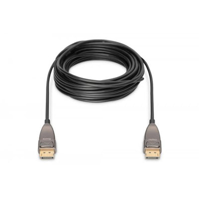Digitus Cavo in fibra ottica ibrido DisplayPort AOC, UHD 8K, 10 m (DIGITUS DisplayPort AOC Hybrid Glasfas)