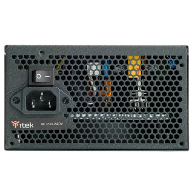 Alimentatore Itek BD600 - 600W Output - Semi-Modulare - Ventola HDB 12cm - 80 Plus EU Bronze - PFC Attivo - ATX