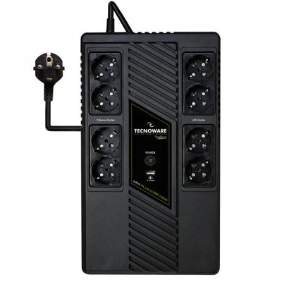 TECNOWARE ERA PLUS STRIP 1000 (FGCERAPLS1002SCH) - UPS LINE INTERACTIVE - 700W - AUTONOMIA 20 MINUTI